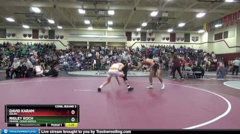 152 lbs Cons. Round 2 - David Karam, Solon vs Rigley Koch, Prairie, Cedar Rapids