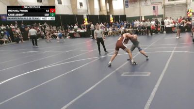 165 lbs Quarterfinals (8 Team) - Michael Furze, Papillion-LaVista vs Kade Abbey, Kearney