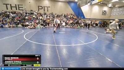 150 lbs Champ. Round 1 - Isaac Benson, Sky View JH vs Andrew Syphus, Stallions Wrestling Club