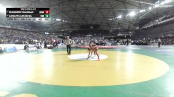 Girls 3A 120 lbs Cons. Round 1 - Elizabeth Pamanian, Monroe (Girls) vs Catelyn Alys Rosa, Federal Way (Girls)
