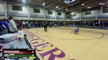 120 lbs Champ. Round 1 - Cael Crabb, Superior vs Tayven Blackaby, DAKOTA RATTLERS WRESTLING CLUB
