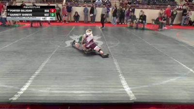 90_B lbs Consi Rd 1 32 #2 - Porter Gilligan, Bradford vs Garrett Shreve, West Greene