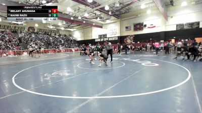 100 lbs Champ. Round 2 - Melany Ahumada, Shadow Hills vs Naomi Razo, Victor Valley