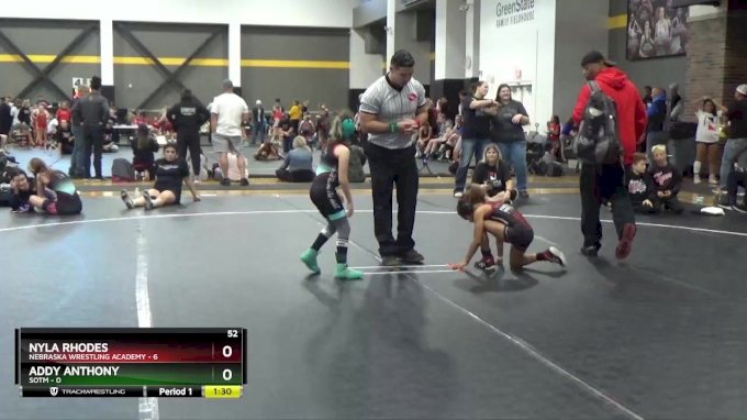 52 lbs Round 1 (4 Team) - Addy Anthony, SOTM vs Nyla Rhodes, Nebraska ...