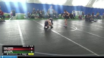 75-85 lbs Round 1 - Luci Myer, Unattached vs Cali Otero, Unattached