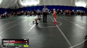 68 lbs Round 2 (6 Team) - Bentley Thoryk, CP Wrestling vs Tanner Huskey, Crossroads Wrestling