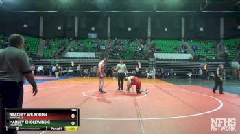 285 lbs Cons. Round 2 - Marley Cholewinski, Thompson vs Bradley Wilbourn, Huntsville