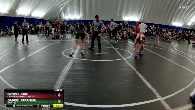 140 lbs Round 2 (8 Team) - Gabriel Paraniuk, OMP vs Denver Jobe, Crossroads Wrestling