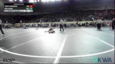 96 lbs Round Of 32 - Tripp Hardison, Verdigris Youth Wrestling vs Mac Boso, Choctaw Ironman Youth Wrestling