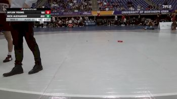 174 lbs Round 1 (16 Team) - Jaylen Young, Wabash vs Nick Alexander, Augsburg