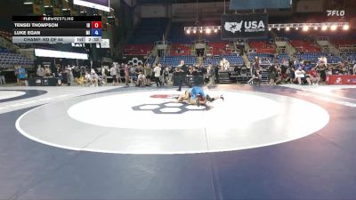 150 lbs Champ. Rd Of 64 - Tensei Thompson, ID vs Luke Egan, MI