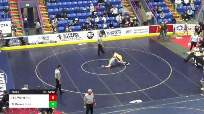 192 lbs Consolation - Michael Wano, River Valley vs Brady Brown, Derry