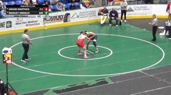 212 lbs Semifinal - Archie Shuttuck, Ft Cherry vs Bradley Dimiglio, Quakertown