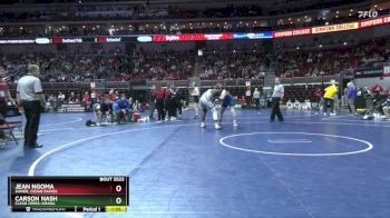 3A-215 lbs Cons. Round 4 - Carson Nash, Clear Creek-Amana vs Jean Ngoma, Xavier, Cedar Rapids