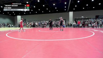 126 lbs Champ. Round 2 - Beckett Rehorst, SD vs Jace Reed, OK