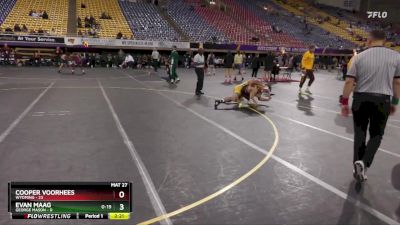 165 lbs 2nd Wrestleback (16 Team) - Evan Maag, George Mason vs Cooper Voorhees, Wyoming