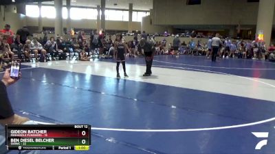 75 lbs Round 3 (8 Team) - Gideon Batcher, Panhandle Punishers vs Ben Diesel Belcher, SVRWC