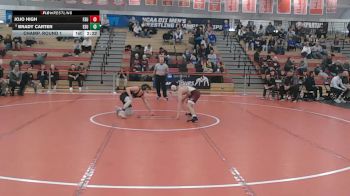 125 lbs Champ. Round 1 - Brady Carter, East Stroudsburg vs Jojo High, Fairmont State