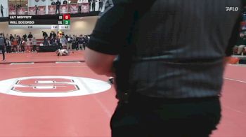 106 lbs Finals (8 Team) - Will Socorso, Salesianum vs Lily Moffett, Caesar Rodney