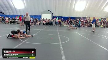 80 lbs Round 2 (8 Team) - Ryker Leonard, Rogue Wrestling vs Ryan Miller, Lake WC
