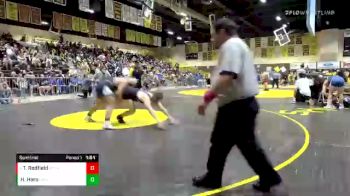 220 lbs Semifinal - Tyler Redfield, Calvary Chapel (Santa Ana) vs Hector Haro, Cathedral City