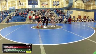 98 lbs Cross Bracket (8 Team) - Jaxon Polly, Garrett Wrestling Club vs Maverick Smith, Indian Creek Wrestling Club (S)