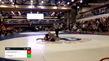 113 lbs Consi Of 8 #1 - James Bonczewski, South Western vs Keegan Zeigler, Cedar Cliff