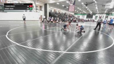 138 lbs Cons. Semi - Cash Bratt, Chickasha Wrestling vs Avery Rios, ScrapYard