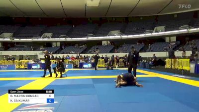BRANDON MARTIN CONRAD vs KAUSHIK SAIKUMAR 2022 World IBJJF Jiu-Jitsu No-Gi Championship
