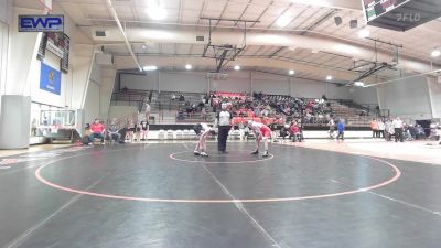 119 lbs Quarterfinal - Brody Johnson, Kiefer High School vs Carson Lester, Perkins High School