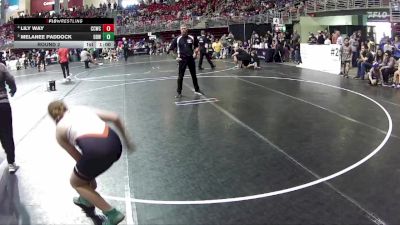 150 lbs Round 2 - Melanee Paddock, Double Dog Wrestling vs Lily Way, Chase County Wrestling Club