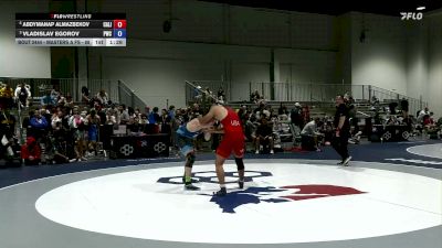 Masters A FS - 88 lbs Cons. Semis - Abdymanap Almazbekov, California vs Vladislav Egorov, Peninsula Wrestling Club