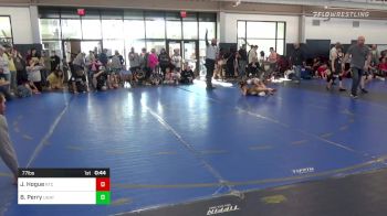 77 lbs Consi Of 8 #2 - James Hogue, Rockmart Takedown Club vs Bransyn Perry, UNATTACHED