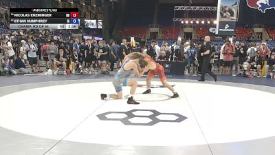 126 lbs Champ. Rd Of 64 - Nicolas Enzminger, North Dakota vs Ethan Humphrey, Iowa