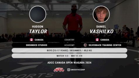 Hudson Taylor vs Daniel Vashilko 2024 ADCC Niagara Open