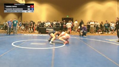 190 lbs 1st Place Match - Sierra Ripka, Misfits Girls Wrestling vs Kanata Richardson, Michigan Wrestling Academy