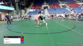 160 lbs Cons 16 #1 - Israel Ibarra, Arizona vs Michael Myers, Nebraska