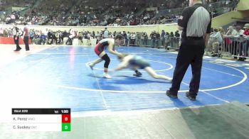 101 lbs Quarterfinal - Kyrain Perez, Westmoore vs Cambry Suskey, Claremore Wrestling Club