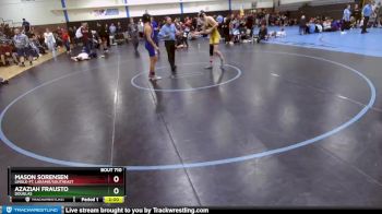 126-128 B Round 3 - Mason Sorensen, Lingle-Ft. Laramie/Southeast vs Azaziah Frausto, Douglas