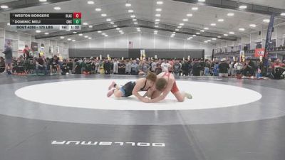 175 lbs Quarters - Weston Borgers, Blair Academy vs Dominic Meli, Chatfield Wrestling Club