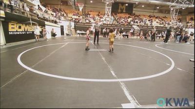43 lbs Consi Of 4 - Nico West, D3 Wrestling Cluib vs Kas Hartfield, Standfast