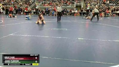 105 lbs Champ. Round 1 - Aiden Fleenor, Westside Wrestling Club vs Kruz Case, Siouxland Wrestling Academy