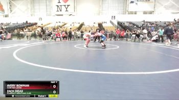 99 lbs 1st Place Match - Zach Didas, Clarence Wrestling Club vs Avery Bowman, Club Not Listed