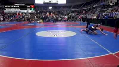 1A-4A 165 5th Place Match - Mirio Crenshaw, Escambia County vs Brody Frederick, Oak Grove