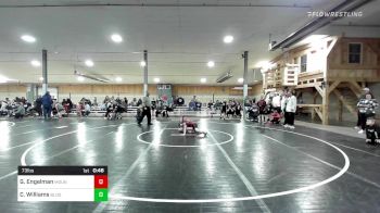 73 lbs Semifinal - Gus Engelman, Mountain Top vs Cooper Williams, Bloomsburg