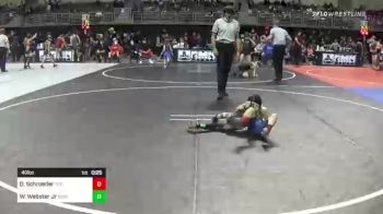 49 lbs Consi Of 8 #2 - Dalton Schroeder, Top Notch WC vs Will Webster Jr, Bryan Youth Wrestling