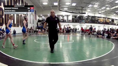 110 lbs Round 5 (16 Team) - Katelyn Bell, Aurora vs Reagan Thomas, Lindsey Wilson College