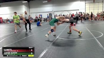 157 lbs Round 1 (8 Team) - CJ Watts, Warhawks Wrestling vs Carter Huston, Front Royal WC