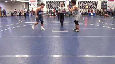 250 lbs Quarterfinal - Mason Miller, Swamp Fox W.C. vs Jesse Delsignore, McGuffey