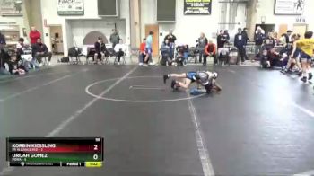 56 lbs Finals (2 Team) - Urijah Gomez, POWA vs Korbin Kiessling, PA Alliance Red